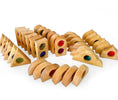 Afbeelding laden in Galerijviewer, Bauspiel Sprookjesvenster blokken Naturel - Set van 36 - Kids Plus