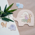 Afbeelding laden in Galerijviewer, Jabadabado houten safari puzzel Kids Plus