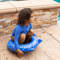 Afbeelding laden in Galerijviewer, Swim Essentials | Leopard | Blauwe Dierenzwemband Ø 55 cm Kids Plus