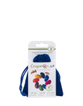 Afbeelding laden in Galerijviewer, Crayon Rocks Acht (8) krijtjes van sojawas in primaire kleuren in een blauw fluwelen zakje Kids Plus