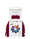 Afbeelding laden in Galerijviewer, Crayon Rocks Zestien (16) Crayon Rocks in een rood fluwelen zakje Kids Plus