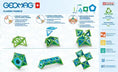 Afbeelding laden in Galerijviewer, Geomag Classic Panels Green Line – 114-delige Magnetische Bouwset - Kids Plus
