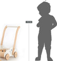 Afbeelding laden in Galerijviewer, Label Label – Houten Loopwagen met Blokken blauw Kids Plus