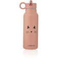 Afbeelding laden in Galerijviewer, Liewood Falk Water Bottle 350 ml – Cat Dark Rose Kids Plus