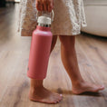 Afbeelding laden in Galerijviewer, Smikkels RVS Thermosfles 500 ml – Roze Kids Plus