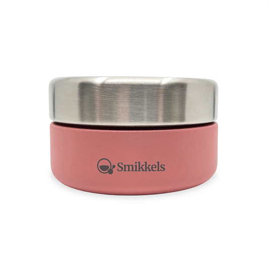 Smikkels – RVS Fruitbakje 280ml – Roze