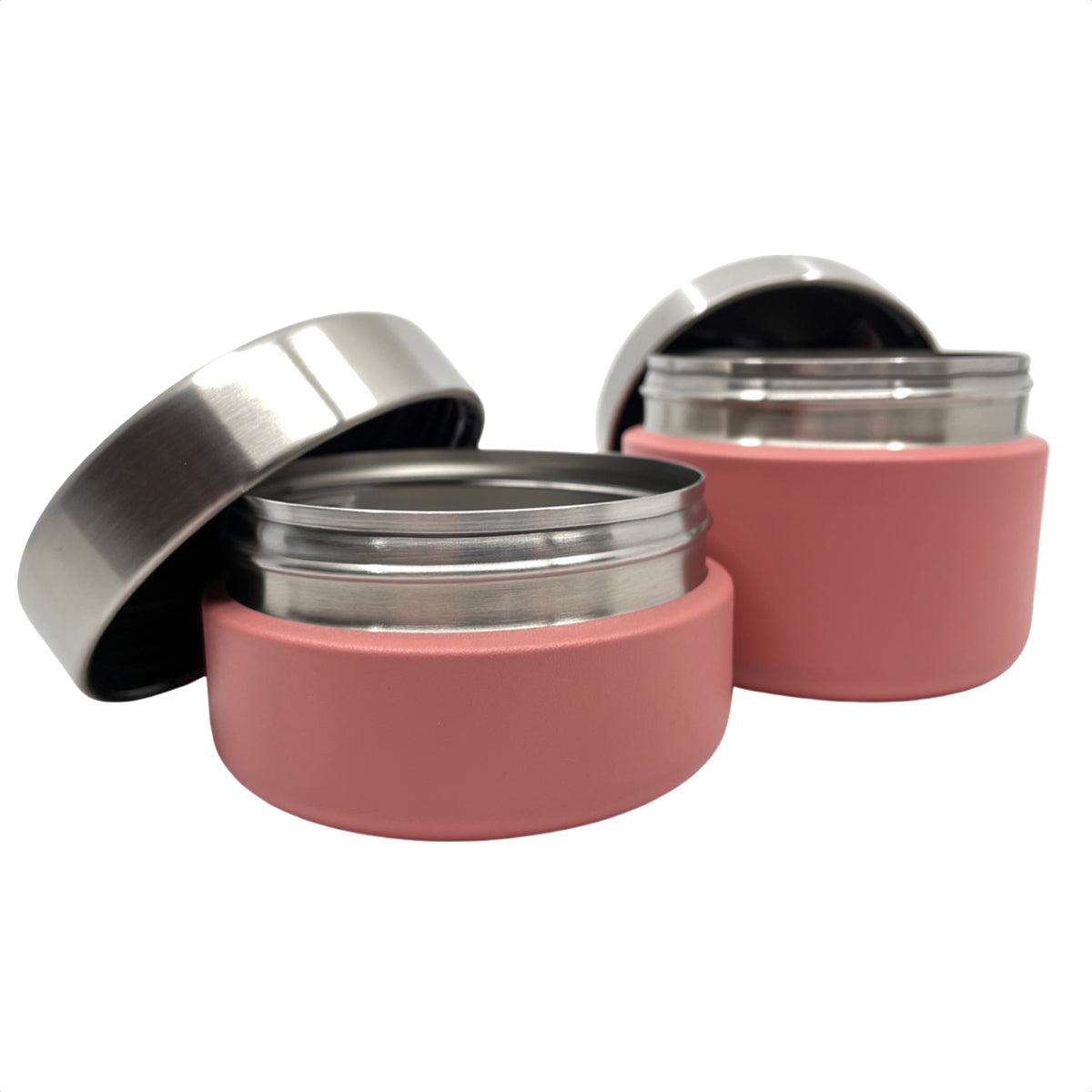 Smikkels – RVS Fruitbakjes Set – Roze