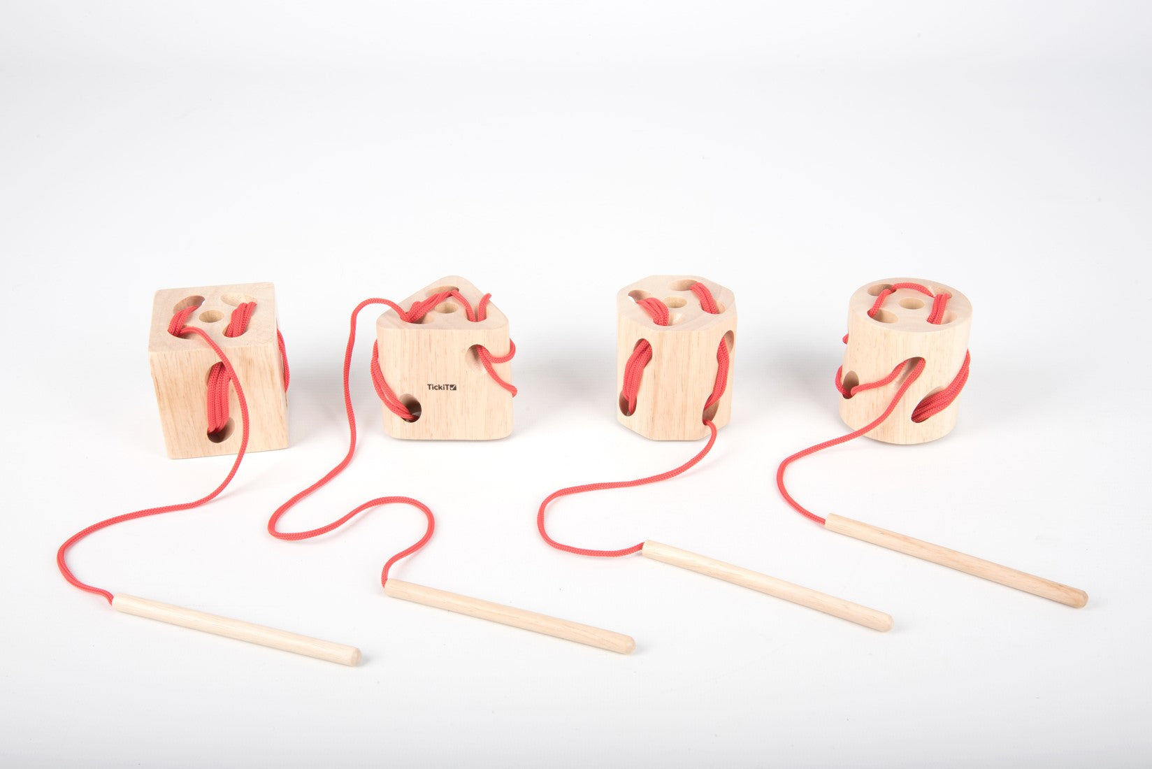 Tickit Natuurlijke Houten Vetervormen Kids Plus