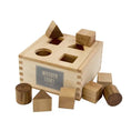 Afbeelding laden in Galerijviewer, Wooden story Montessori ToyShape Sorteerbox Naturel stapelen
