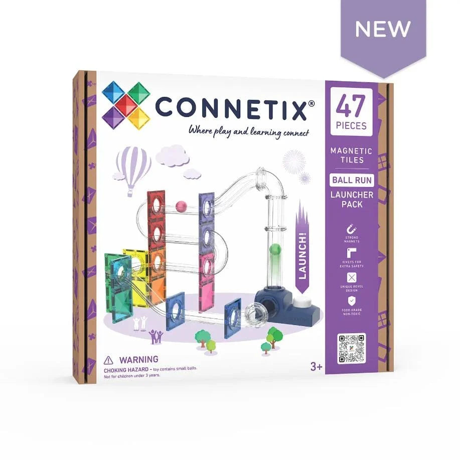 CONNETIX Ball Run Launcher Pack – 47 stuks Kids Plus