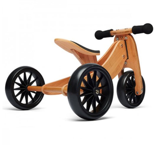 Kinderfeets 2-in-1 loopfiets & driewieler Tiny Tot - Bamboe