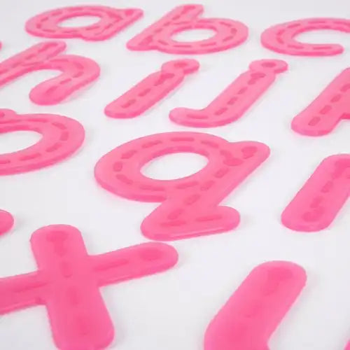 TickiT® SiliShapes Trace Alphabet – Roze Siliconen Letters (Set van 26) Kids Plus
