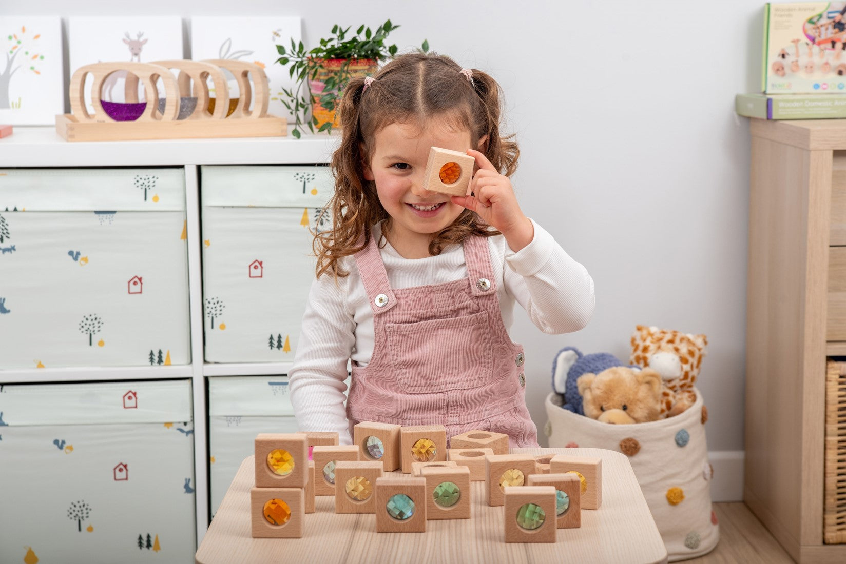 TickiT – Beukenhouten Caleidoscoopblokken (10 stuks) Kids Plus