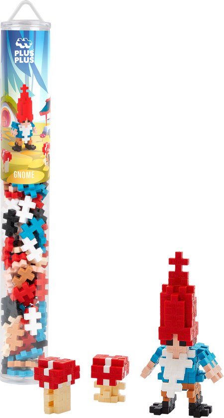 Plus-Plus Gnome / Kabouter – 100 stuks Tube Kids Plus
