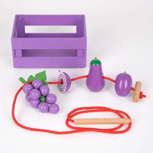 TickiT® – Houten Sorteerset met Fruit & Groentekratten Kids Plus
