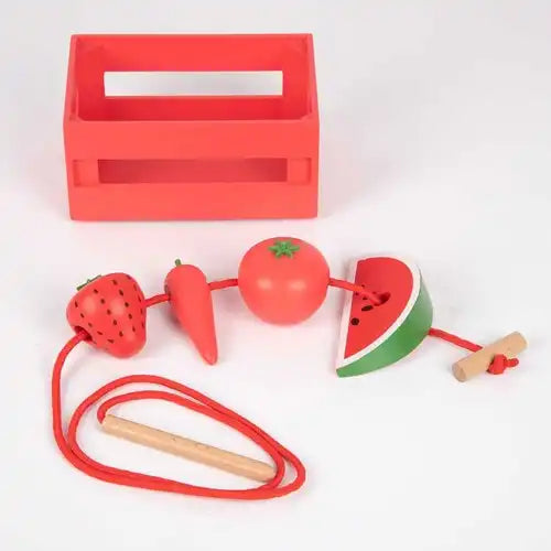 TickiT® – Houten Sorteerset met Fruit & Groentekratten Kids Plus
