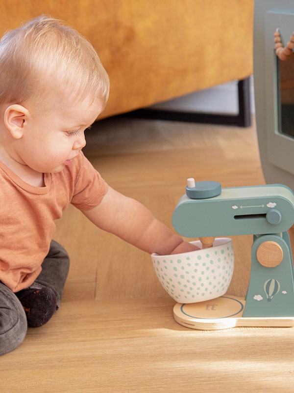 Label Label – Houten Food Processor – Green Kids Plus