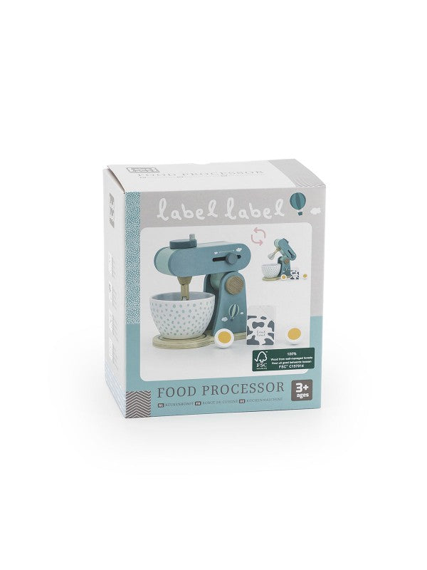 Label Label – Houten Food Processor – Green Kids Plus