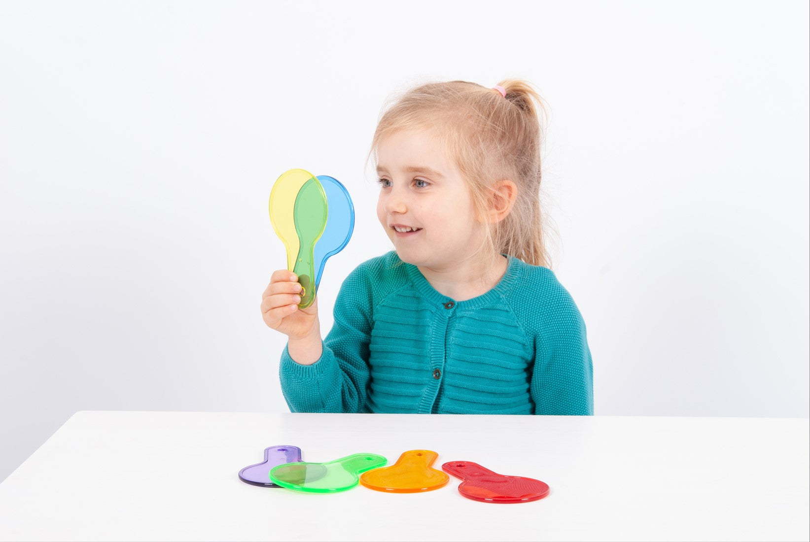 TickiT – Translucent Color Paddles (6 stuks) Kids Plus