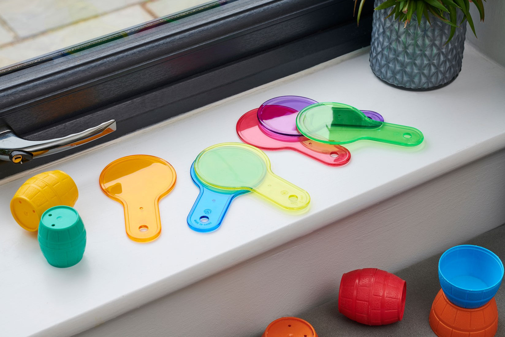 TickiT – Translucent Color Paddles (6 stuks) Kids Plus