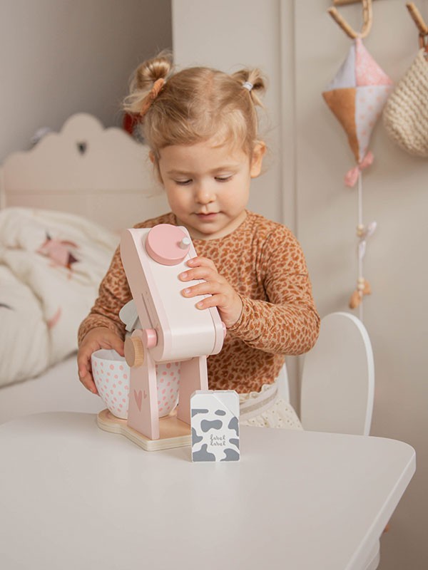 Label Label – Houten Keukenmixer – Pink Kids Plus