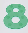 Afbeelding laden in Galerijviewer, TickiT® SiliShapes Dot Numbers – Groene Siliconen Cijfers (Set van 10) Kids Plus
