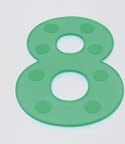 TickiT® SiliShapes Dot Numbers – Groene Siliconen Cijfers (Set van 10) Kids Plus