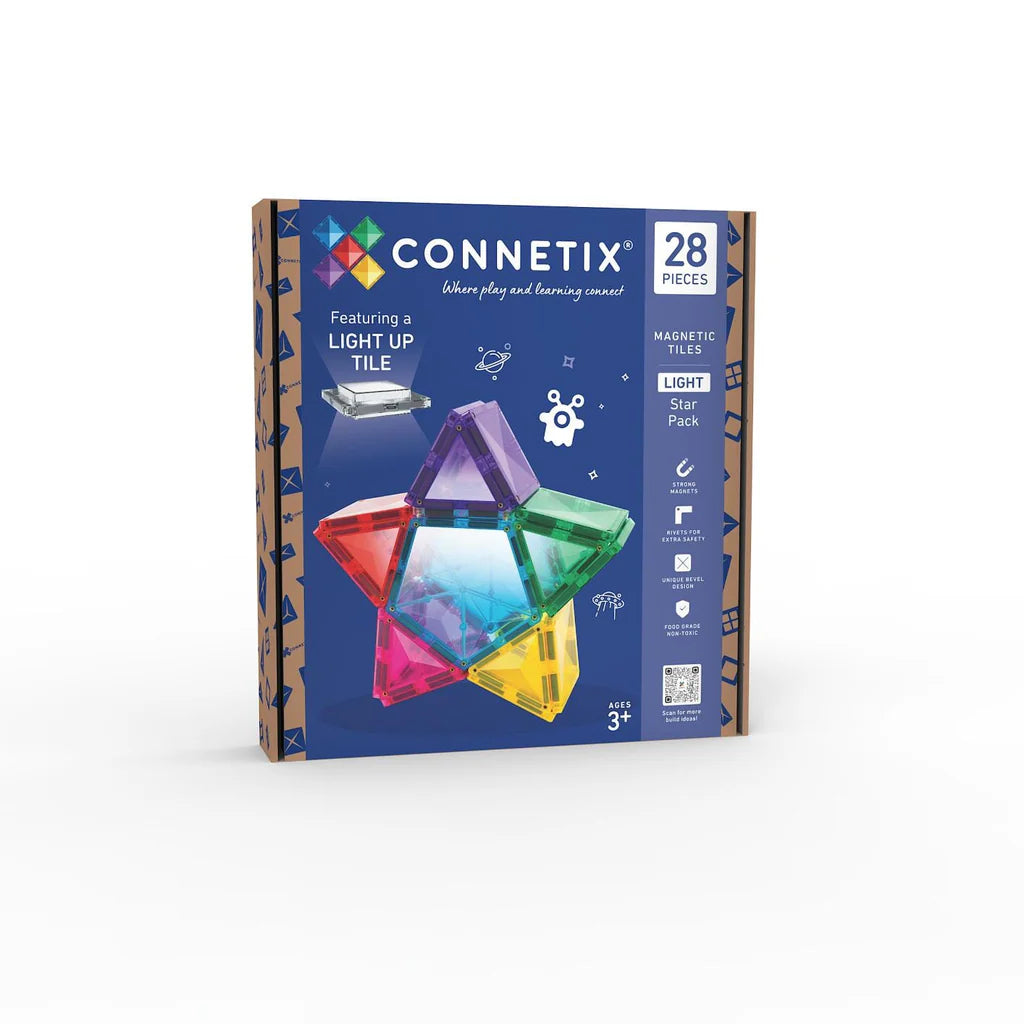 Connetix – Light Star Pack 28 stuks Kids Plus