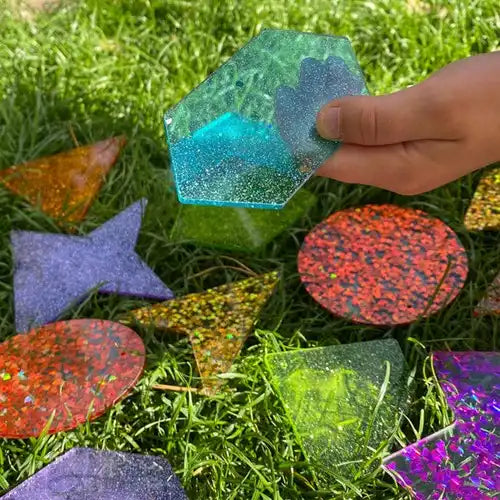 TickiT® – Rainbow Glitter Shapes (21-delige set) Kids Plus