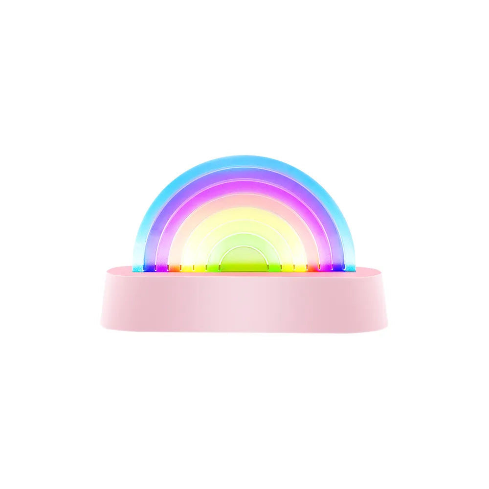 Lalarma Dancing Rainbow lamp Pink