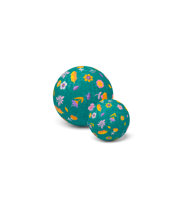 Little L – Rubber bal Bloemen – 13 cm Kids Plus