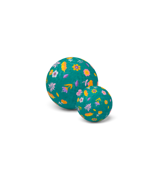 Little L – Rubber bal Bloemen – 13 cm Kids Plus
