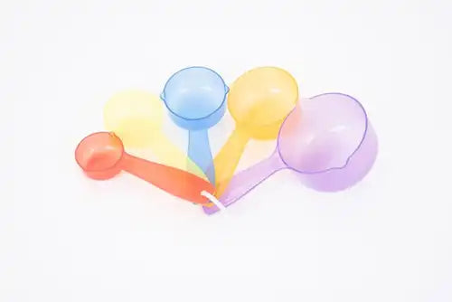TickiT Doorschijnende Kleur Maatbekers – Set van 5 Kids Plus
