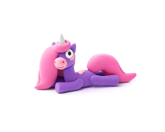 Hey Clay – Rainbow Unicorn Brighty – 3 potjes Kids Plus