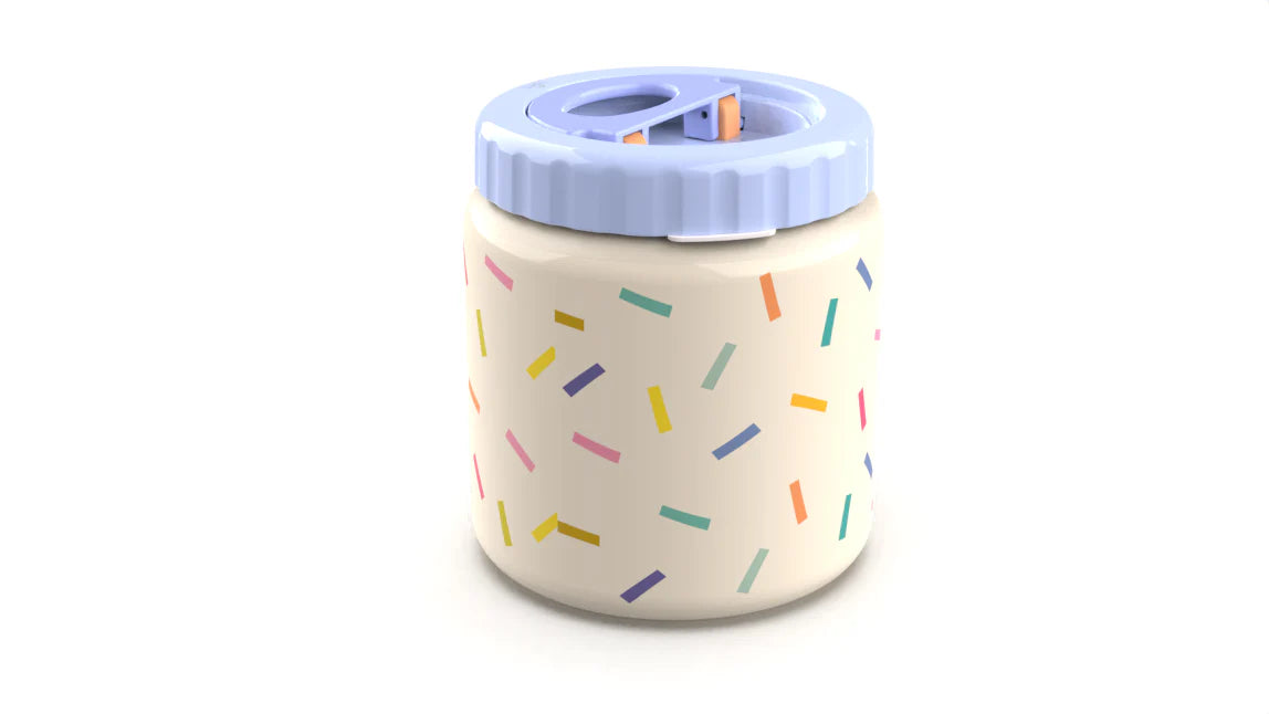 The Cotton Cloud Thermo Food Jar - Confetti 500ml