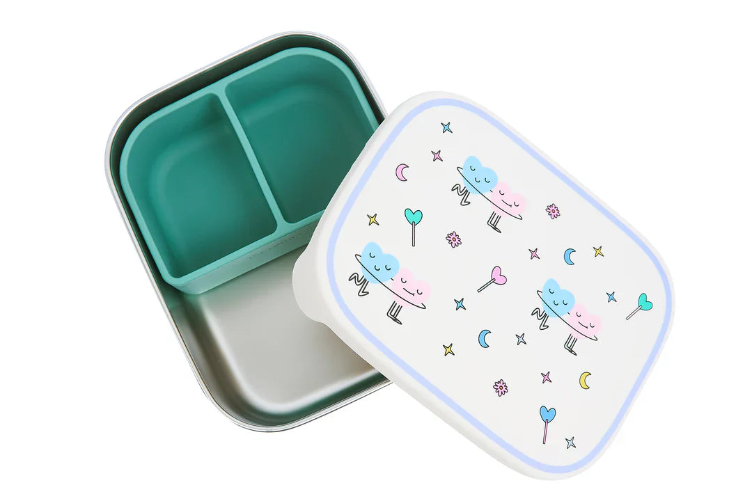 The Cotton Cloud RVS Lunchbox – Dancing Hearts