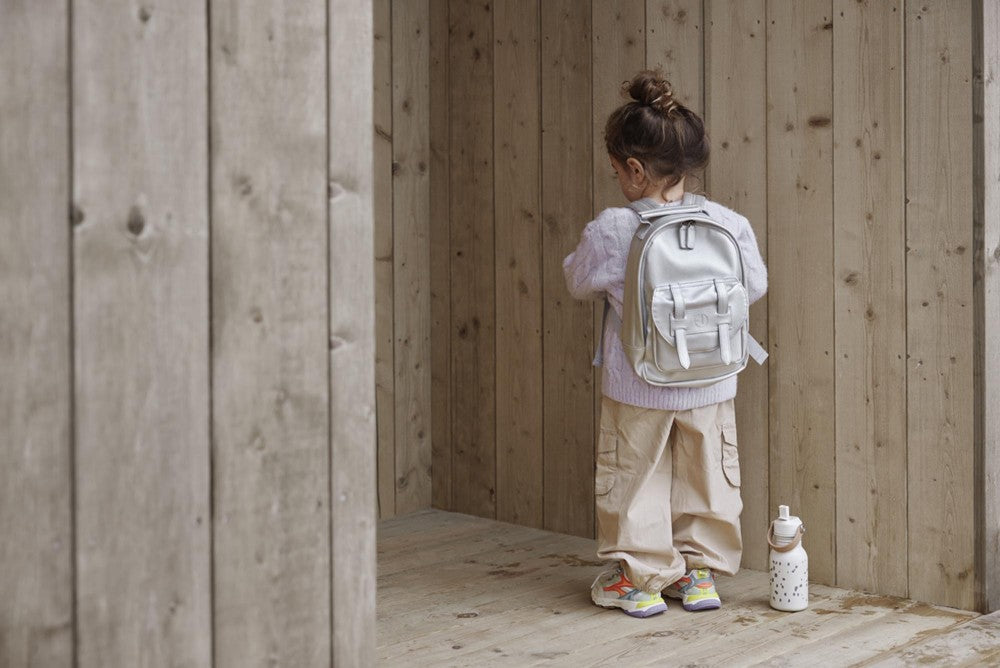 Elodie Rugzak MINI Silver Sheen - Kids Plus