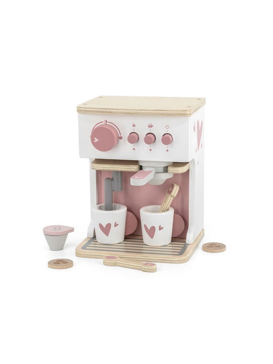 Label Label – Houten Espresso Machine – Pink Kids Plus