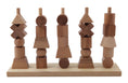 Afbeelding laden in Galerijviewer, Wooden story Montessori Toy Naturel stapelen
