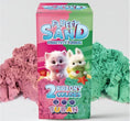 Afbeelding laden in Galerijviewer, Tuban - Fluffy Sand – Pink Green (2 x 70 g) Kids Plus
