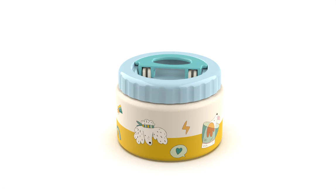 The Cotton Cloud Thermo Food Jar - Funky Dogs