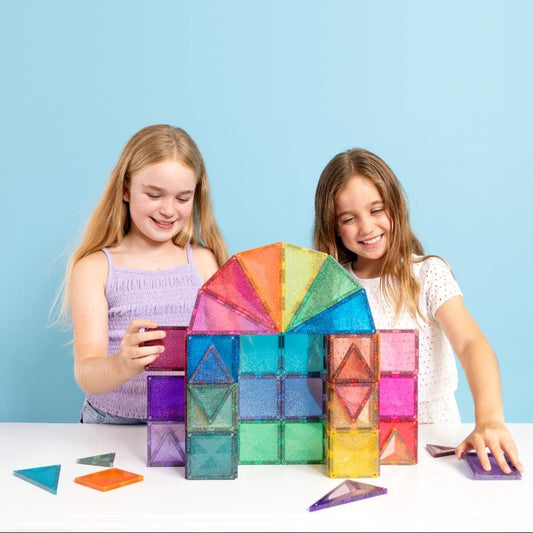 Connetix – Castle Glitter Pack 48 stuks Kids Plus