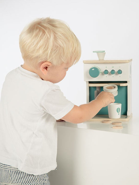 Label Label - Espresso Machine - Green Kids Plus