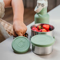 Afbeelding laden in Galerijviewer, Smikkels RVS Bakjesset – Groen – 3 stuks Kids Plus
