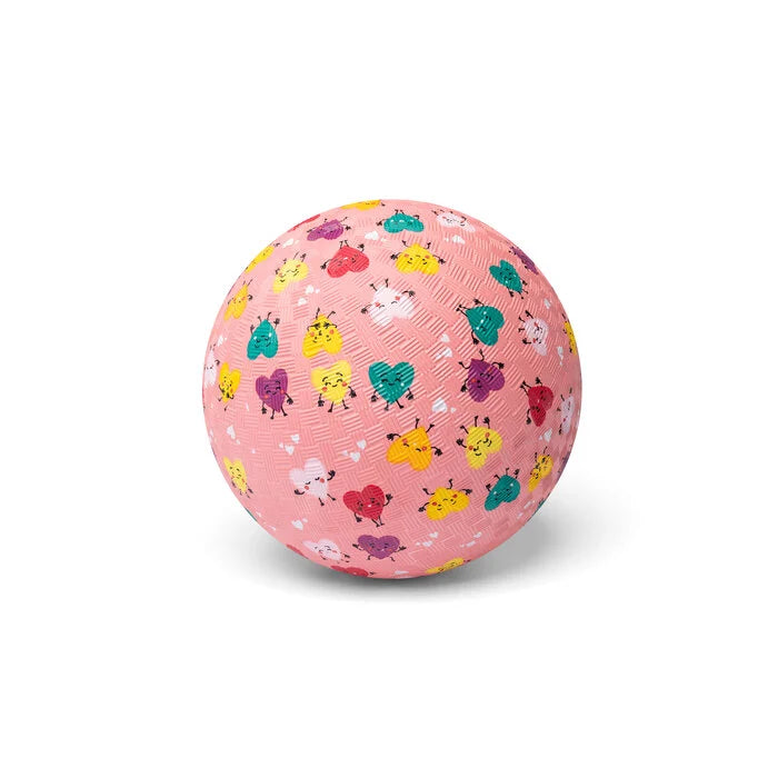 Little L – Rubber bal Hartjes – 13 cm Kids Plus