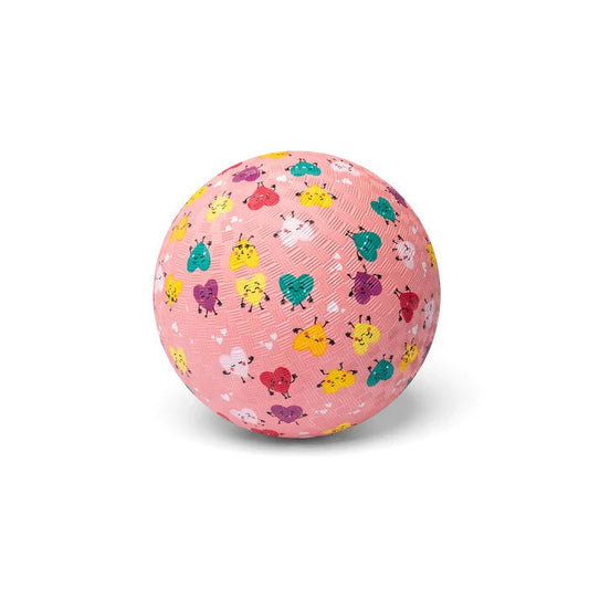 Little L – Rubber bal Hartjes – 13 cm Kids Plus