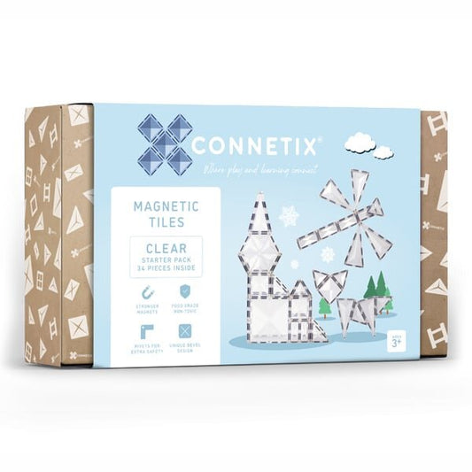 Connetix Clear Starter Pack 34 pc