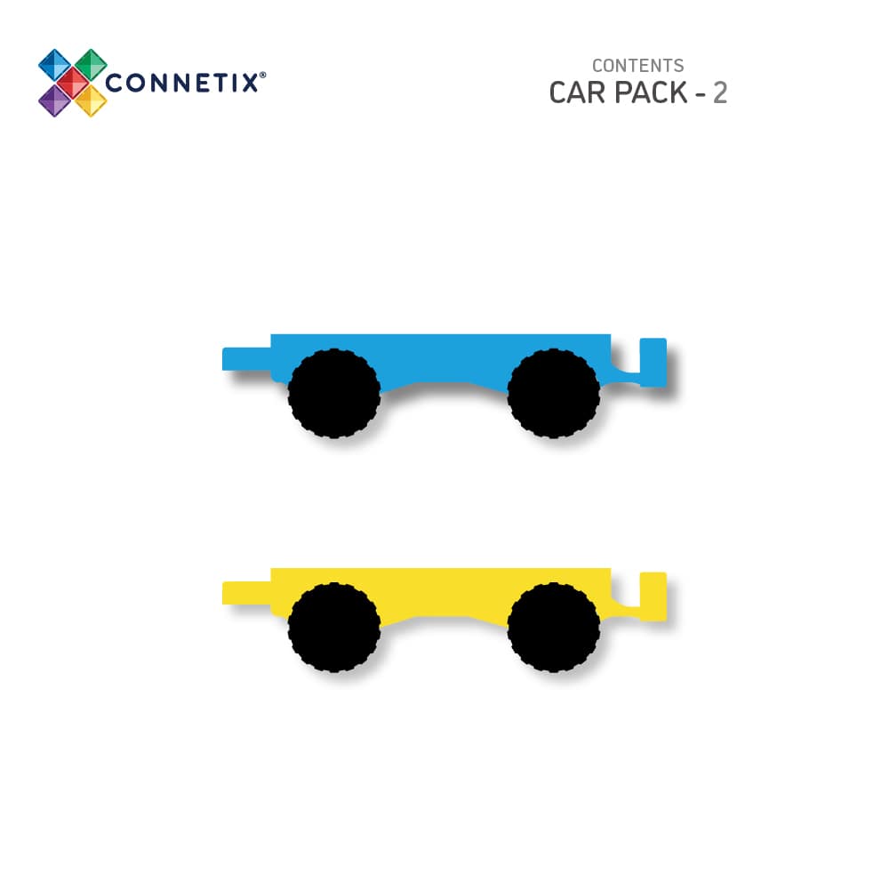 Connetix Rainbow Car Pack 2-delige set