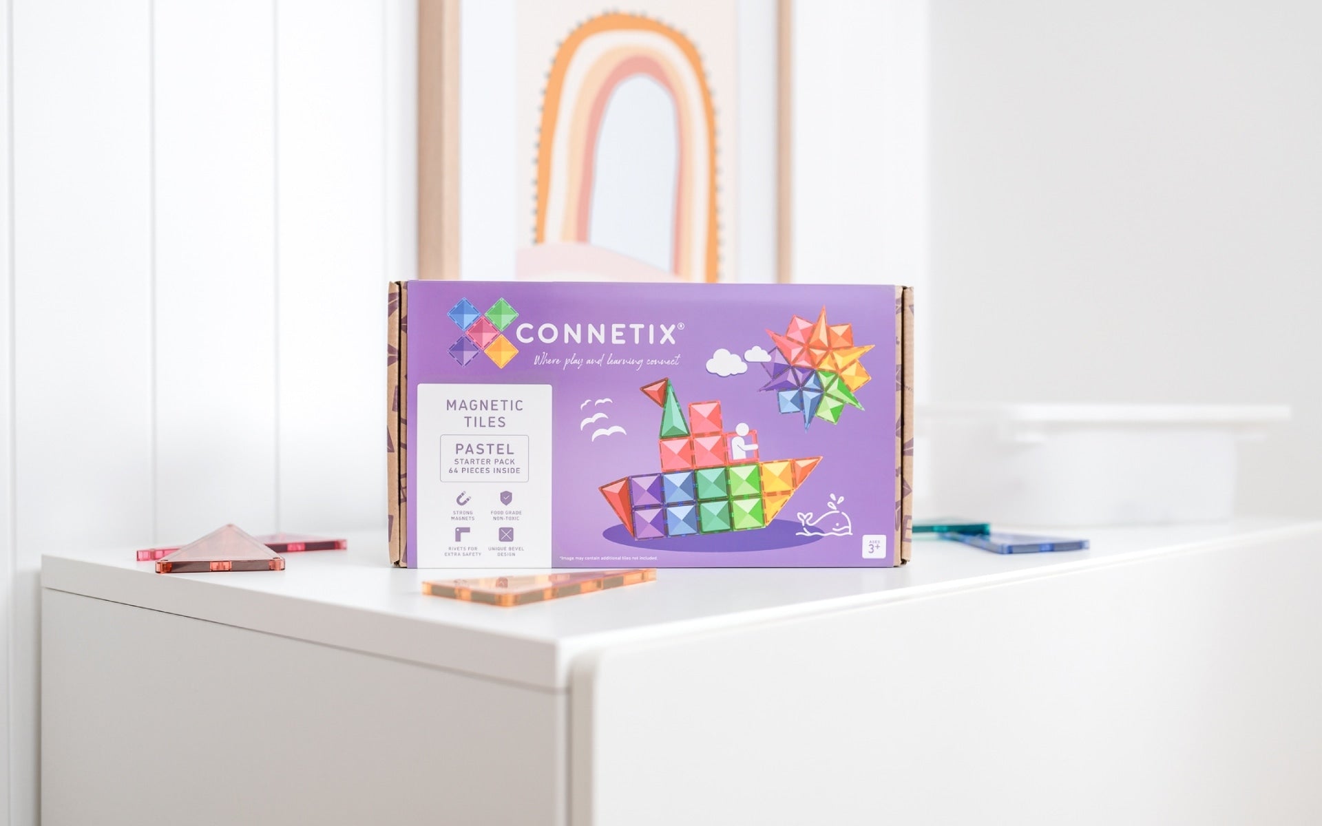 Connetix Pastel Starter Pack 64-delige set