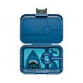 Afbeelding laden in Galerijviewer, Yumbox Tapas XL - lekvrije Bento box lunchbox - 4 vakken - Monte Carlo Blue / Shark tray
